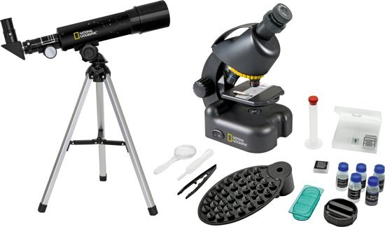 National Geographic Bresser telescoop + microscoop compact met Smartphonehouder