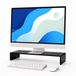 Merkloos / Sans marque Relaxdays Monitorstandaard - Acryl - Zwart
