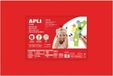 APLI Kids 12756 - Rood EVA-schuim 600 x 400 mm 5 vellen