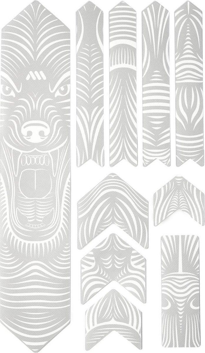All Mountain Style Extra Frame Protection Kit 10 Pieces - white/wolf