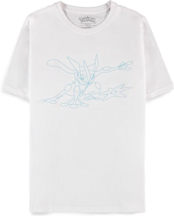 Difuzed Pokémon - Greninja - White Men's Short Sleeved T-shirt - 8718526383874