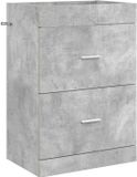 vidaXL Badkamer Onder Wasbak Kast Betongrijs 56 x 37,5 x 81 cm