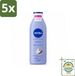 Nivea - Lait pour le corps lissant - Beurre de karité - 72h d'hydratation - Pour peau sèche - 250 ml