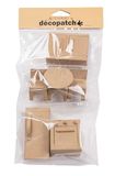 Décopatch AC922C - Assortiment de 6 miniatures - Cuisine