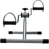 Moretti Stoelfiets - Pedaaltrainer voor Thuis - Bewegingstrainer - Zittend Fietsen - Verstelbare Weerstand - Zilver Zwart