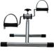 Crossy Moretti Stoelfiets - Pedaaltrainer voor Thuis - Bewegingstrainer - Zittend Fietsen - Verstelbare Weerstand - Zilver Zwart