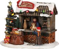 LuVille Kerstdorp Miniatuur Santa's Gifts Cadeaukraam