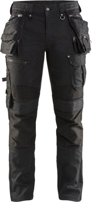 Blåkläder Werkbroek denim stretch X1900 1990-1141 - Zwart/Zwart - C54