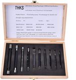 Merkloos / Sans marque Dailygoody - Draadplugmeter - Draadplug Gage - Hoge Nauwkeurigheid - Metrisch - Meting Handgereedschap - Geschikt voor Professioneel Gebruik - 10-delig
