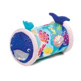 LUDI Baby Walvisroller, opblaasbare activiteitenrol, 6 sensorische activiteiten, motorische ontwikkeling en coördinatie, vanaf 6 maanden, 45 x 30 cm