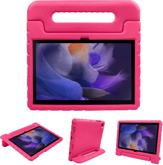 imoshion Kidsproof Backcover met handvat Samsung Galaxy Tab A8 (2021) tablethoes - Roze