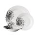 Premier Brands of America Premier Housewares Porcelanowy zestaw talerzy 12 szt. Avie