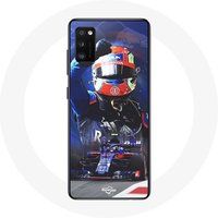 Maniacase Etui voor Oppo A16 Formule 1 Pierre Gasly F1 Coureur Rood Blauw