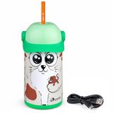 JOLLY Elektrische puntenslijper "ALEX" voor alle penvormen, universele high-speed puntenslijper, oplaadbare accu, autofeed en autostop, kattendesign, ideaal voor school, kleuterschool of thuis