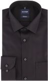 Olymp Overhemd zwart lange mouw katoen Loose Fit Casual Mannen EU48