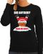 Bellatio Decorations Shoppartners Bv Fun Kerst sweater / kersttrui Did anybody hear my fart zwart voor dames - Kerstkleding / Christmas outfit XS