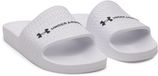 Under Armour UA W ARMR SLIDE LITE-WHT Dames Slippers - Wit - Zwart
