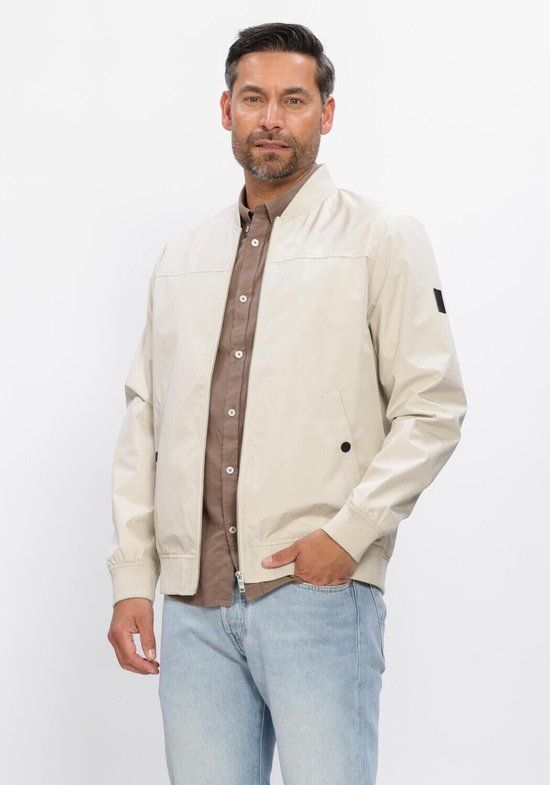 Matinique Maclay Zomerjas Heren - Ecru - Maat XL