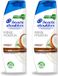 Head & Shoulders 2 flacons de shampooing anti-pelliculaire Hydratation Intense à l'huile de coco, 285 ml chacun - Pack avantage - 2 pièces