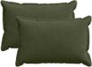 vidaXL - Taie d'oreiller - 2 pièces - Bois - Vert - 50 x 75 cm