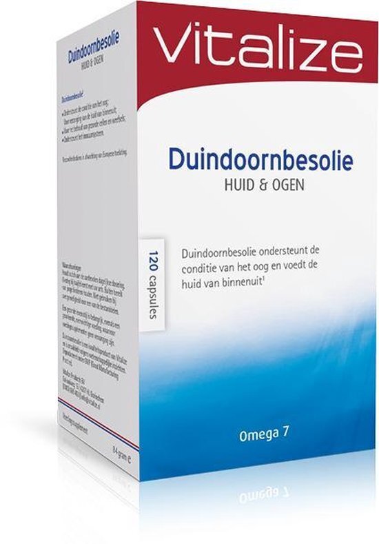 Vitalize Duindoornolie 120 capsules - Omega-7 vetzuren