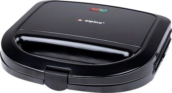 Alpina Contactgrill 750W Zwart - Blauw