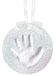 Pearhead Babyprints pasgeboren baby handafdruk of voetafdruk glitter ornament, baby eerste kerst ornament, klei afdruk kit, baby vakantie aandenken, zilver