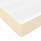 vidaXL Pocketveringmatras, medium, crème, 120x200x20 cm