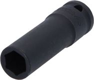 BRILLIANT TOOLS 1/2" krachtdop zeskant 14 mm lang
