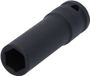 BRILLIANT TOOLS 1/2" krachtdop zeskant 14 mm lang