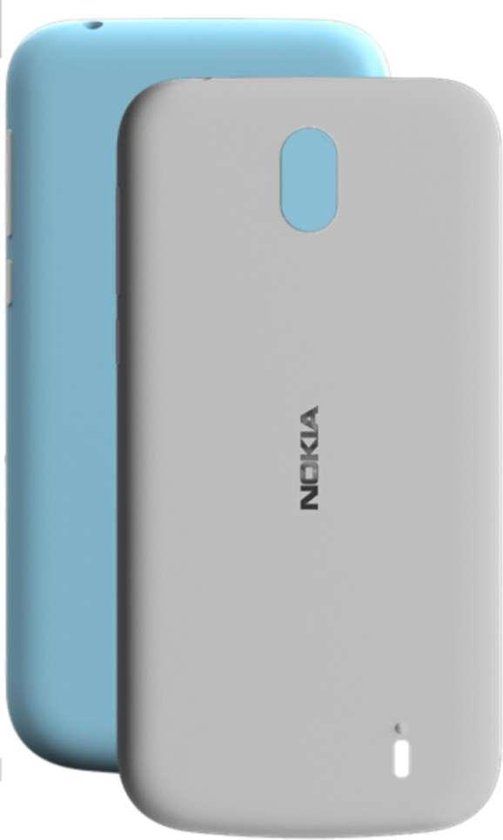 Nokia Dual Cover Nokia 1 - Grijs & blauw