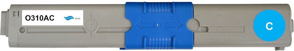Alternatieve toner cartridge cyaan voor Oki C310dn/C330dn/C510dn/C511dn/C530dn/C531dn/MC351/MC352dn/MC362dn/MC561/MC562/MC562dn/MC562dnw/C310dn/C330dn - 2000 pagina's