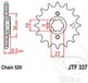 JT Tandwielen JTF337.14 14T stalen voortandwiel