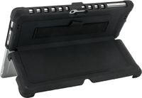 Mobilis PROTECH - Hintere Abdeckung für Tablet - mit Ständer & Handschlaufe, verstärkt - Schwarz - für Microsoft Surface Pro 8, Pro 9