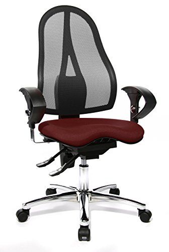 Topstar ST19UG27 Sitness 15 ergonomische bureaustoel - Bordeaux/rood