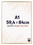 Dutch Frame Factory Fotolijst A1 59,4x84 cm - Kunststof - Goud - Easy