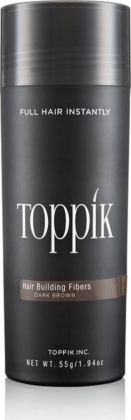 Toppik Hair Building Fibers - Donkerbruin - 55g