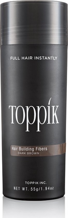 Toppik - Hair Building Fibers - 55 gram - Unisex - Camouflerend - Donkerbruin