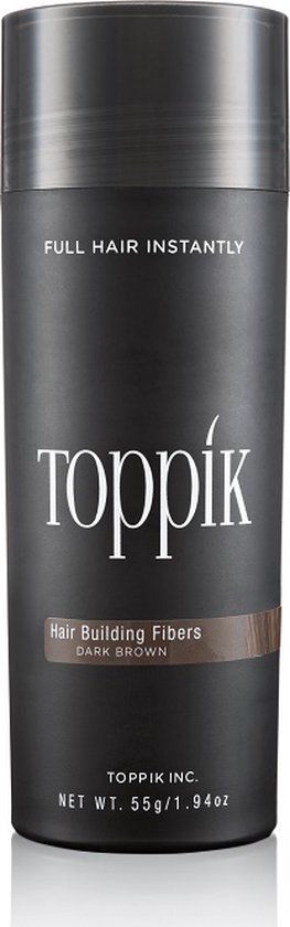 Toppik Hair Building Fibers - Donkerbruin - 55g
