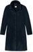 SCHIESSER Essentials badjas - dames kamerjas teddyfleece donkerblauw