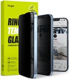 Ringke Verre à écran Verre trempé de confidentialité 9H Convient pour Apple iPhone 14