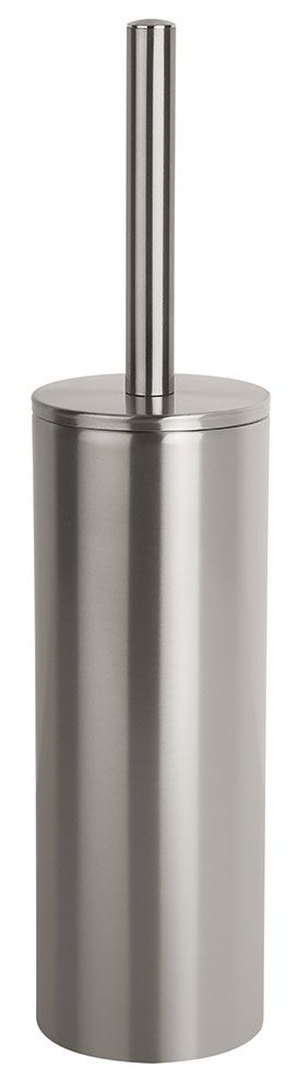 Spirella Nyo - Toiletborstelhouder - Grijs - RVS - 9.4 x 9.4 x 40.5 cm