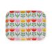 Klippan Yllefabrik Petit plateau Tulip 20x27 cm Multi