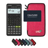 Casio fx-82ES Plus 2nd edition incl. WYNGS Beschermhoes Roze - Wetenschappelijke Rekenmachine