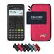 Casio fx-82ES Plus 2nd edition incl. WYNGS Beschermhoes Roze - Wetenschappelijke Rekenmachine