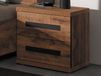 Table de chevet PAULETTE 2 tiroirs tropix bois