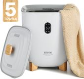 VEVOR Handdoekverwarmer Emmerverwarmer 25 L met LED-display en Instellingen (Timer en Temperatuur) en Automatische Uitschakeling, Handdoekverwarmer voor Badkamer en Wasruimte, voor het Verwarmen van Handdoeken