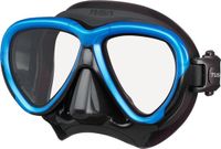 TUSA Intega - Premium snorkelmasker & duikbril van hypoallergeen siliconen met breed gezichtsveld en 3D SYNQ pasvorm - Zwart/Fishtail Blue - M2004QB FB