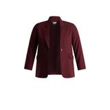 Base Level Curvy Base Level Base Level Curvy regular blazer donkerrood