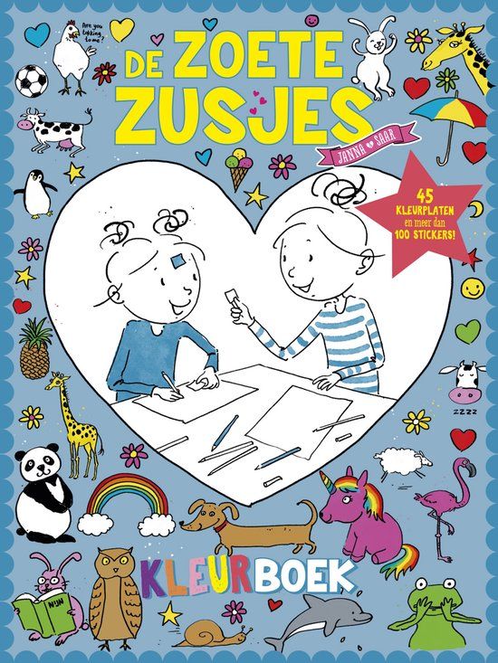 De Zoete Zusjes kleurboek